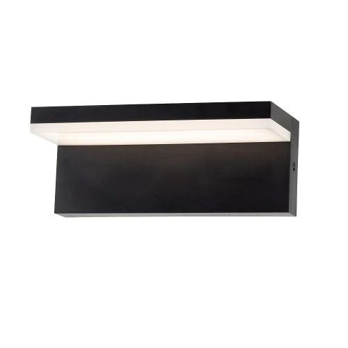 Kinkiet zewnętrzny TESA Q czarny LED 10W 4000K IP54 goldlux 324047 | 5901508324047 noxbox lampynox www.lampynox.pl