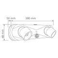 Lampka szafkowa z czujnikiem podświetlająca ruchoma LED PIR S3 na baterie goldlux 322104 | 5901508322104 noxbox lampynox www.lampynox.pl