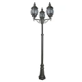 Lampa ogrodowa stojąca potrójna Bel Aire czarny wys. 2,20m. 3xE27 IP44 searchlight 7173-3 | 5013874219497 noxbox lampynox www.lampynox.pl