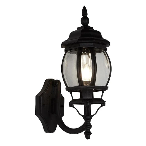 Kinkiet zewnętrzny Bel Aire czarny E27 IP44 searchlight 7144-1 | 5013874219473 noxbox lampynox www.lampynox.pl