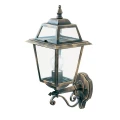 Kinkiet zewnętrzny New Orleans złoty patyna E27 IP44 searchlight 1521 | 5013874308023 noxbox lampynox www.lampynox.pl