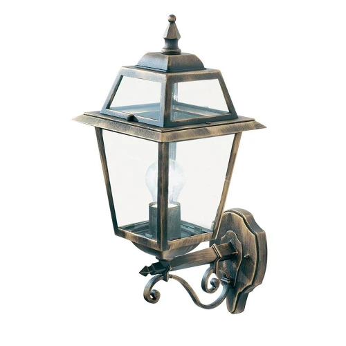 Kinkiet zewnętrzny New Orleans złoty patyna E27 IP44 searchlight 1521 | 5013874308023 noxbox lampynox www.lampynox.pl