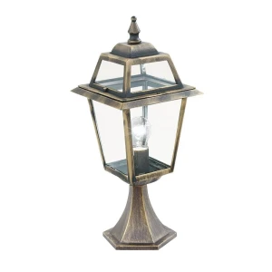New Orleans złoty patyna wys. 50cm. E27 IP44 Lampa stojąca zewnętrzna