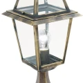 Lampa stojąca zewnętrzna New Orleans złoty patyna wys. 50cm. E27 IP44 searchlight 1524 | 5013874308016 noxbox lampynox www.lampynox.pl
