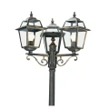 Lampa ogrodowa stojąca potrójna New Orleans złoty patyna wys. 2,27m. 3xE27 IP44 searchlight 1528-3 | 5013874309921 noxbox lampynox www.lampynox.pl