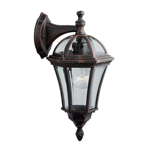 Kinkiet zewnętrzny Capri brąz rustykalny E27 IP44 searchlight 1563 | 5013874335463 noxbox lampynox www.lampynox.pl