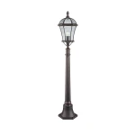 Capri brąz rustykalny wys. 1,40m. E27 IP23 Lampa ogrodowa stojąca