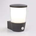 Kinkiet zewnętrzny z czujnikiem ruchu i zmierzchu Tucson antracyt PIR E27 IP44 searchlight 0587GY | 5053423091846 noxbox lampynox www.lampynox.pl