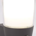 Kinkiet zewnętrzny z czujnikiem ruchu i zmierzchu Tucson antracyt PIR E27 IP44 searchlight 0587GY | 5053423091846 noxbox lampynox www.lampynox.pl