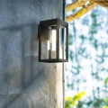 Kinkiet zewnętrzny Atlanta czarny E27 IP44 searchlight 28731BK | 5053423164779 noxbox lampynox www.lampynox.pl