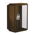 Kinkiet zewnętrzny Box brąz rustykalny E27 IP44 searchlight 8204RUS noxbox lampynox www.lampynox.pl
