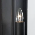 Kinkiet zewnętrzny Box czarny E27 IP44 8204BK | 5013874362070 noxbox lampynox www.lampynox.pl