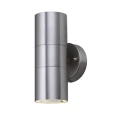 Kinkiet zewnętrzny góra-dół Metro inox 2xGU10 IP44 searchlight 5008-2-LED | 5053423076584 noxbox lampynox www.lampynox.pl
