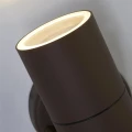 Kinkiet zewnętrzny góra-dół Metro brąz rustykalny 2xGU10 IP44 searchlight 5008-2RUS-LED noxbox lampynox www.lampynox.pl