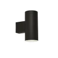 Kinkiet zewnętrzny góra-dół Rochester czarny czujnik zmierzchu 2xGU10 IP44 searchlight 19082BK | 5053423175201 noxbox lampynox www.lampynox.pl