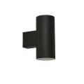 Kinkiet zewnętrzny góra-dół Rochester czarny czujnik zmierzchu 2xGU10 IP44 searchlight 19082BK | 5053423175201 noxbox lampynox www.lampynox.pl
