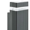 Kinkiet zewnętrzny góra-dół Sheffield czarny 2xGU10 IP44 searchlight 1002-2BK-LED | 5053423076652 noxbox lampynox www.lampynox.pl