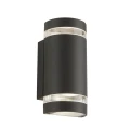 Kinkiet zewnętrzny góra-dół Sheffield szary 2xGU10 IP44 searchlight 2002-2GY-LED | 5053423138046 noxbox lampynox www.lampynox.pl