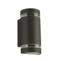 Kinkiet zewnętrzny góra-dół Sheffield szary 2xGU10 IP44 searchlight 2002-2GY-LED | 5053423138046 noxbox lampynox www.lampynox.pl