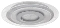 Lampa sufitowa Thalassa srebrny Ø 40cm. LED 40W 4000K rabalux 3324 | 5998250333243 noxbox lampynox www.lampynox.pl