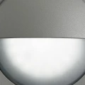 Lampa zewnętrzna elewacyjno schodowa Bangor szary Ø 14cm. LED 3W 4000K IP44 searchlight 1402GY | 5053423051482 noxbox lampynox www.lampynox.pl