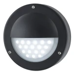 Bangor black Ø 14cm. LED 3W 4000K IP44 Lampa zewnętrzna elewacyjno schodowa