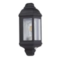 Kinkiet zewnętrzny z czujnikiem ruchu i zmierzchu Maine czarny PIR E27 IP44 searchlight 280BK-PIR | 5053423128115 noxbox lampynox www.lampynox.pl