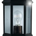 Kinkiet zewnętrzny Maine czarny E27 IP44 searchlight 280BK | 5013874187611 noxbox lampynox www.lampynox.pl