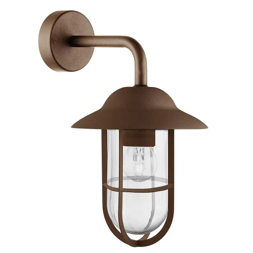 Kinkiet zewnętrzny Toronto brąz rustykalny E27 IP44 searchlight 3291RUS noxbox lampynox www.lampynox.pl