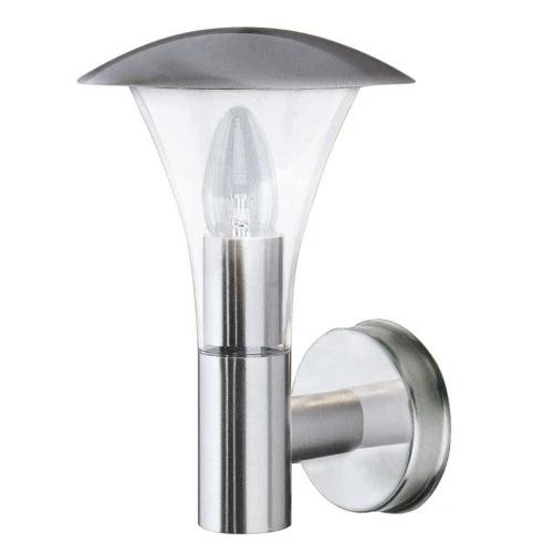Kinkiet zewnętrzny Strand stalowy E27 IP44 searchlight 096 | 5013874310422 noxbox lampynox www.lampynox.pl