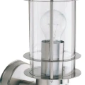 Kinkiet zewnętrzny z czujnikiem ruchu i zmierzchu Edgeware stalowy PIR E27 IP44 searchlight 6211 | 5013874288950 noxbox lampynox www.lampynox.pl