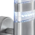 Kinkiet zewnętrzny India srebrna satyna LED 1,5W 6500K IP44 searchlight 5308 | 5013874340436 noxbox lampynox www.lampynox.pl