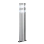 India srebrna satyna wys. 45cm. LED 1,5W 6500K IP44 Lampa ogrodowa stojąca