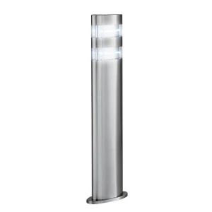 India srebrna satyna wys. 45cm. LED 1,5W 6500K IP44 Lampa ogrodowa stojąca