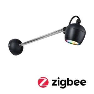 Kikolo antracyt Smart Home Zigbee LED DIM 6,2W RGBW 3000-6500K IP65 Kinkiet zewnętrzny ściemnialny sterowany aplikacją