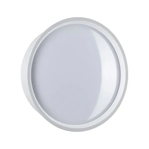 Platomo biały 18cm LED 14,5W 3000K IP44 Kinkiet zewnętrzny
