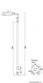 Latarnia zewnętrzna Tytan II LED 50W wys. 290cm. 3000K SU-MA TN-2900 | 5908310064253 lampynox noxbox www.lampynox.pl