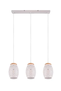 Bidar biały mat 3xE27 Lampa wisząca