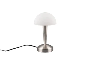 Canaria nikiel mat LED E14 4,9W 3000K Lampka stołowa