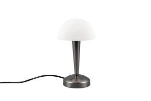 Canaria czarny chrom LED E14 4,9W 3000K Lampka stołowa