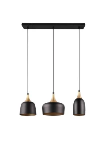 CHIRAZ czarny mat 3xE14 Lampa wisząca