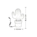 Lampka dekoracyjna stołowa CACTUS Żółty LUCIDE 135130134  5411212133656 lampynox noxbox www.lampynox.pl 4.jpg