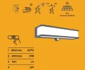 Kinkiet zewnętrzny DOBLO  - CZUJNIK PIR zasilanie solarne Antracyt 16,5W 4000K IP54 Lutec 6943801125 | 6939412014272 noxbox lampynox www.lampynox.pl
