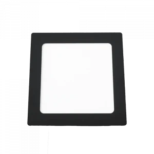 LED czarny 12W 4000K 800lm Oprawa sufitowa podtynkowa