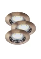 Rabalux  Lite 1048 LED oczko stropowe wpuszczane | brąz Trójpak ( 5998250310480 ) lampynox noxbox www.lampynox.pl