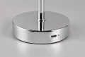 Lampka stołowa ściemnialna Jeff chrom akumulator LED 3 step dim. 1,5W 3000K rl R59151106 noxbox lampynox www.lampynox.pl