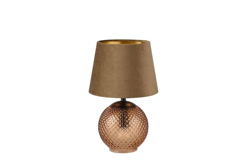 Lampka stołowa Jonna brąz | bursztyn 2xE14 rl R51242013 | 4017807577563 noxbox lampynox www.lampynox.pl