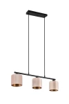 Julieta beżowy | czarny 3xE14 Lampa wisząca