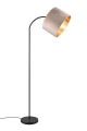 Lampa podłogowa stojąca Julieta beżowy | czarny E27 trio 419090144 | 4017807574159 noxbox lampynox www.lampynox.pl