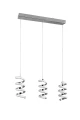 Lampa wisząca Laola chrom LED 3 step dim. 3x8W 4000K rl R34183106 | 4017807588422 noxbox lampynox www.lampynox.pl
